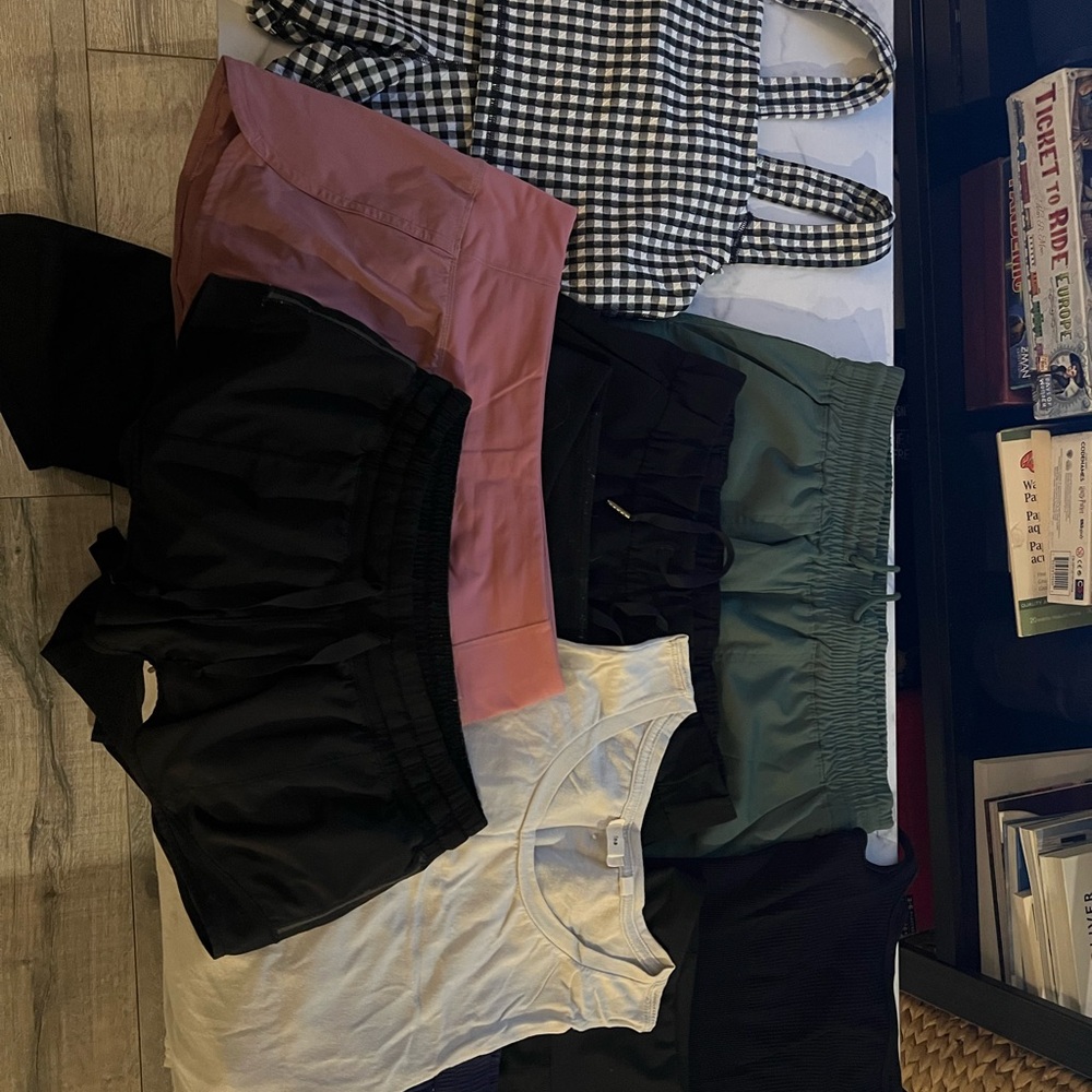 Stylish Clothing Bundle with Gingham Top